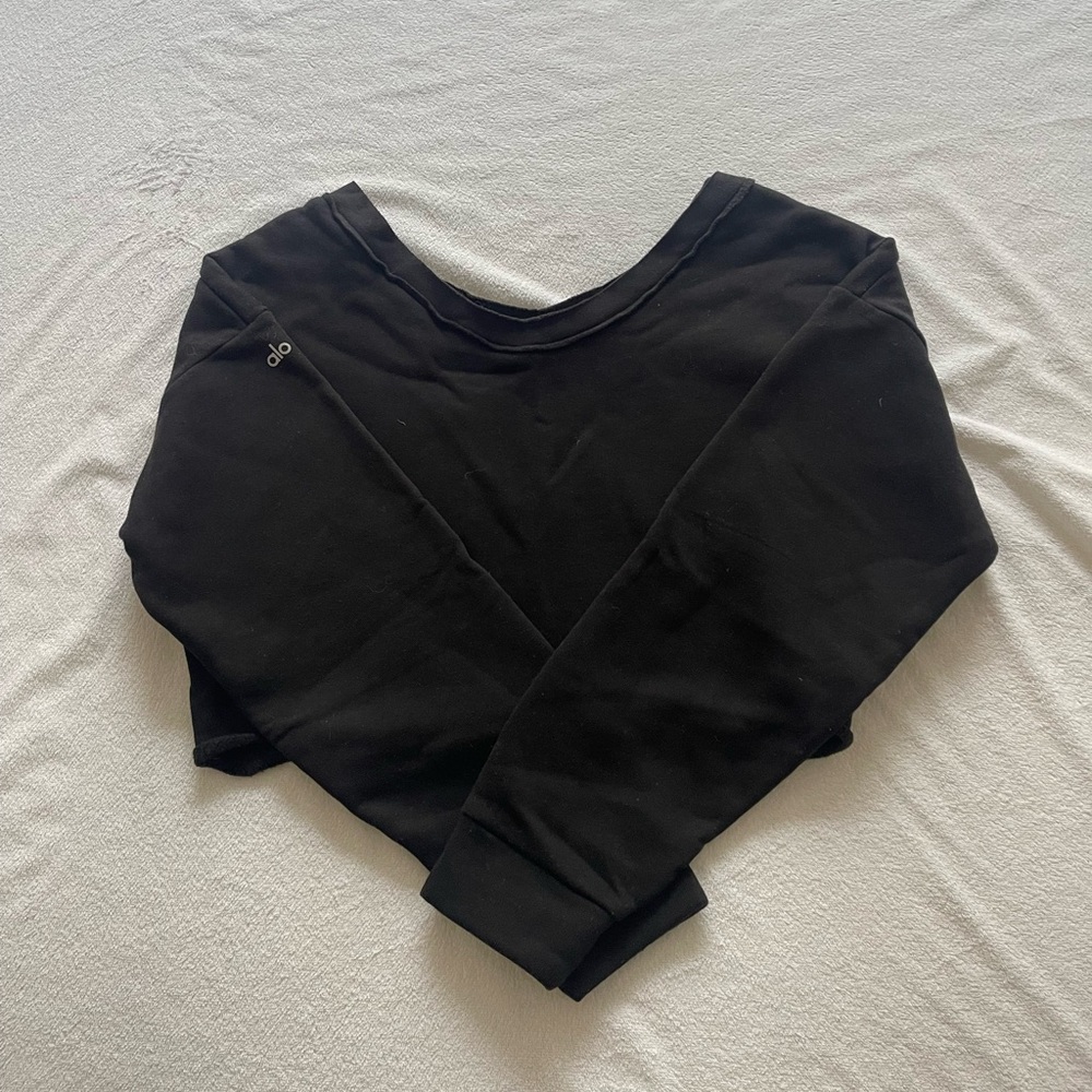 Cropped Alo Sweatshirt (medium)